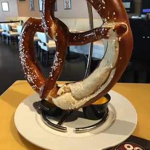Pretzel and beer cheese