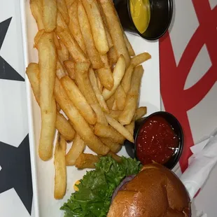 All American burger