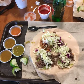 3 Street Tacos and Soda