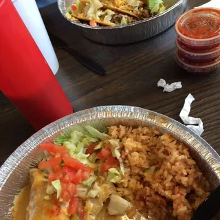 Chicken Enchilada Plate