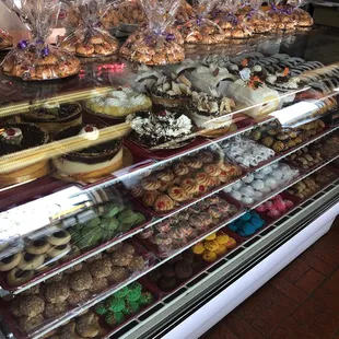 a variety of baked goods