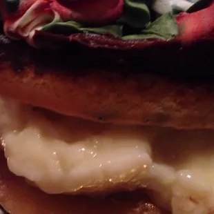 Doesn't that look like a delicious Boston cream pie cake? If you look closer you will see the large amounts of mold.