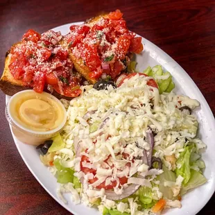 Bruschetta and House Salad