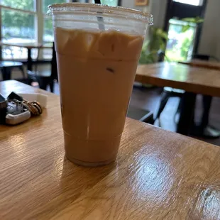 Iced white mocha