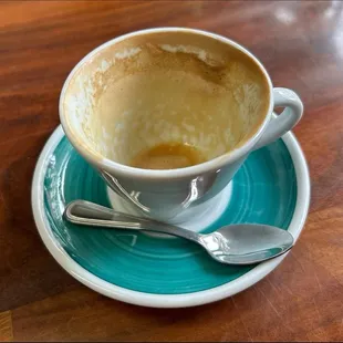 Cappuccino. Past tense.