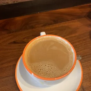 Americano with oat milk