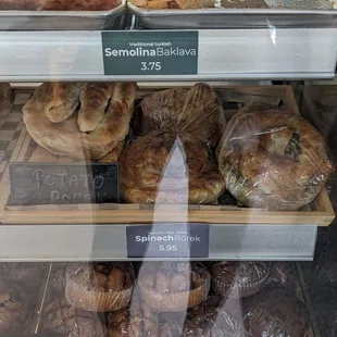 Close up of Spinach Borek