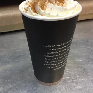 White Chocolate Pumpkin Mocha. My favorite drink this time of year.