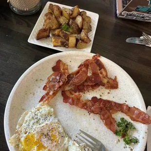 Eggs and bacon