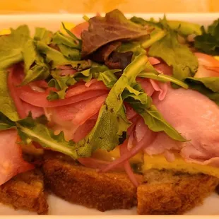 Ham &amp; monterey jack tartine ($13.99)