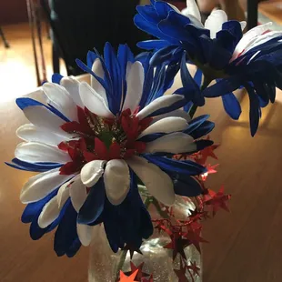 Patriotic flowers