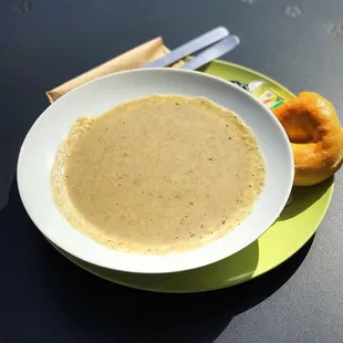 European mushroom soup.