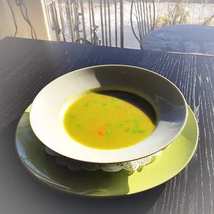 Gluten-free asparagus soup