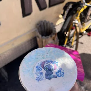 Stitch themed drink