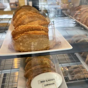 Veggie Empanada, Beef and Potato Empanada