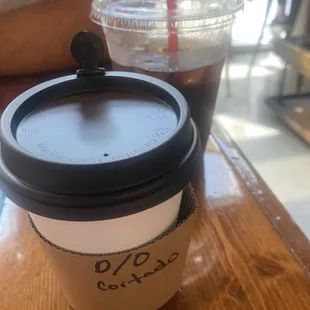 Cafe cubano and soda