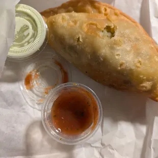 Beef and potato empanada