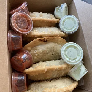 Had the Beef and Potato Empanada and Pepperoni and Cheese Empanada these are my favorite