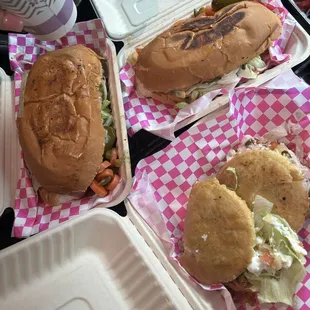 Tortas de chicharrón &amp;&amp; Tortas de milanesa