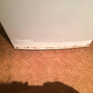 Rusted fridge