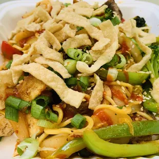 a close up of a plate of food