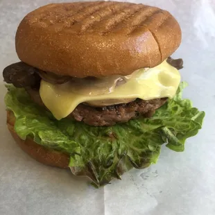 mushroom burger