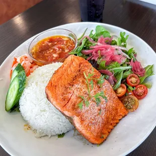 Salmon and rice
