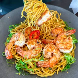 Galic noodle with shirmps