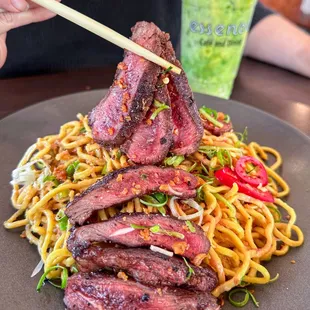 Wagyu garlic noodles