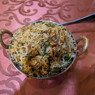 Vegetable biriyani