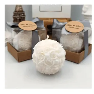 Rose Candle White
Center Piece, Party Favors