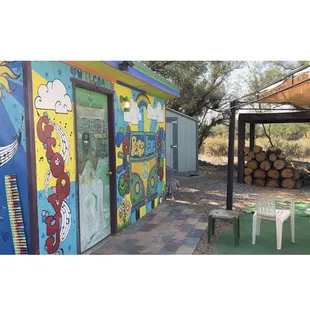 Happy shack room 14 and a peek of room 10.