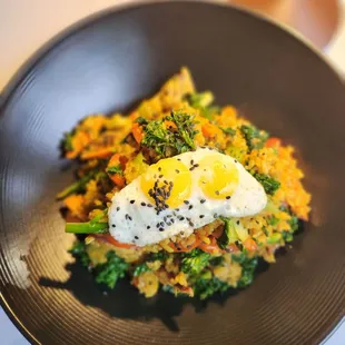 Kimchi turmeric fried rice