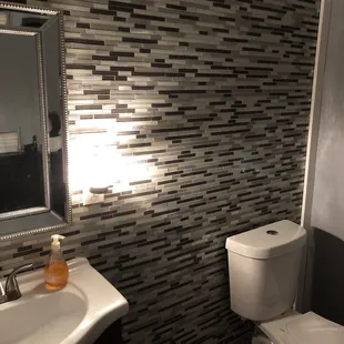 Even the bathroom is beautiful &amp; relaxing