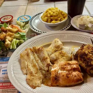 seafood, fish, food, grilled fish, grilled seafood