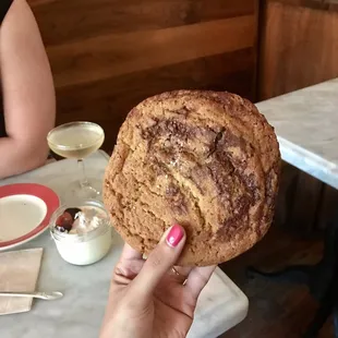 Biggest chocolate chip sea salt cookie