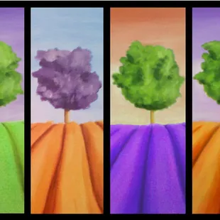 October Art Walk Postcard