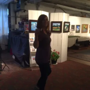 It's Mary at Essex Studios art walk