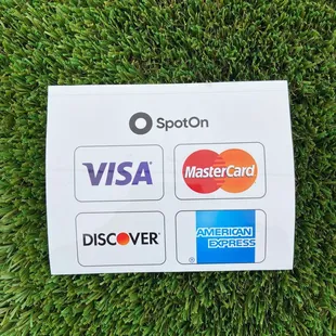 We accept card payments