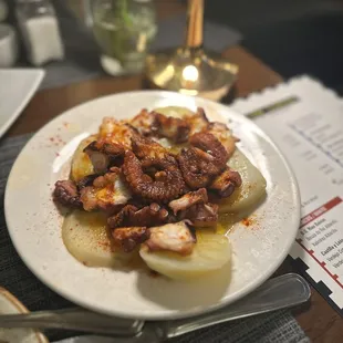 Pulpo a la Gallega. Octopus Galicia stile