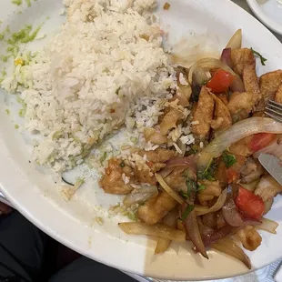 Pescado saltado