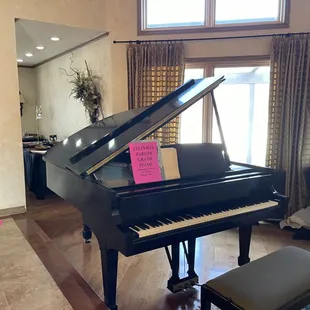 Piano at estate sale