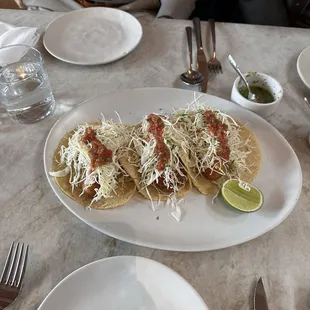 Fried Swordfish Taco