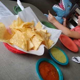 Even the dinosaurs are hungry for Esteban's