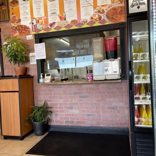 the front of the restaurant