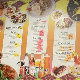 2/10/24 (sat): Tacos, Sopes, Tostada, Mini Menu, Nachos, Quesadillas &amp; Tortas Menu