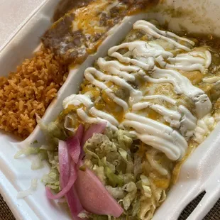 Enchilada Plate