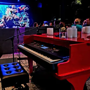 Stage and Piano