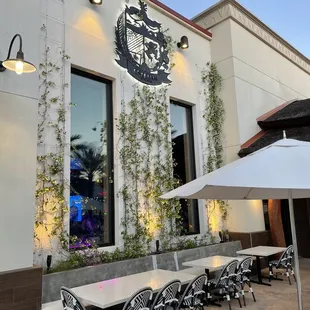 Outdoor seating