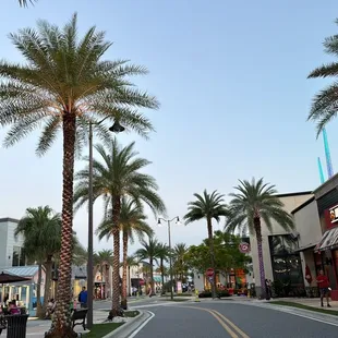 View right outside of restaurant